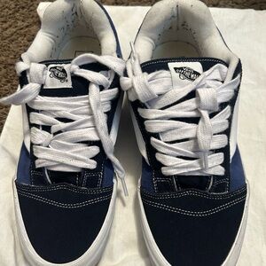 Vans Navy and White Classic Sneakers